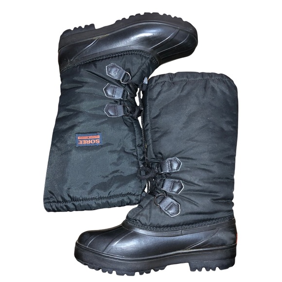 Sorel Women’s Black 14” Tall Duck Boots - Picture 6 of 16